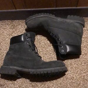 Black Timberland Boots Size 9.5